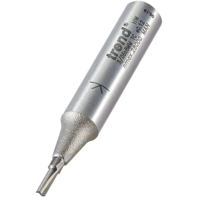 Imagen de Trend Fresa de doble filo 2 mm diámetro x 6,5 corte, para materiales abrasivos como aglomerado, MDF, madera contrachapada, maderas duras y plásticos duros, 3/06X8MMTC