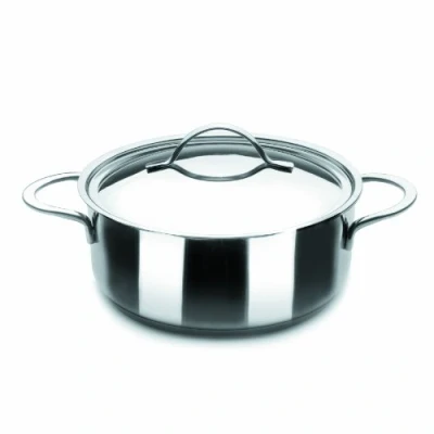 Imagen de IBILI Cacerola con tapa noah, 28 cms, Acero inoxidable 18/10, Apta para induccion