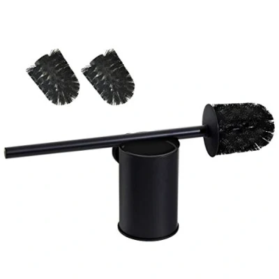 Imagen de bgl Soporte redondo para escobilla de inodoro acero inoxidable 304 (negro)