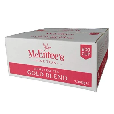 Imagen de McEntee&#039;s Irish Loose Leaf Gold Blend Tea Catering 1.35Kg 600 Cup Expertly Blended in Ireland to give That Perfect of Tea. A Traditional Assam and Kenyan Taste Home.