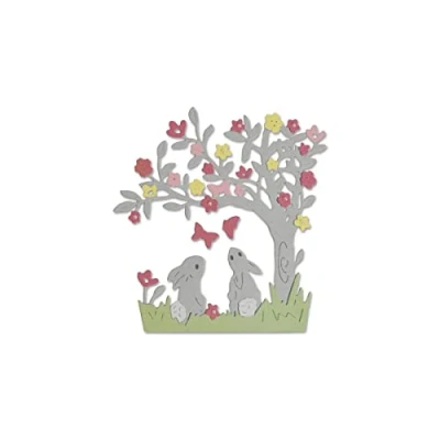 Imagen de Sizzix Thinlits Troqueles 3PK Escena con conejitos