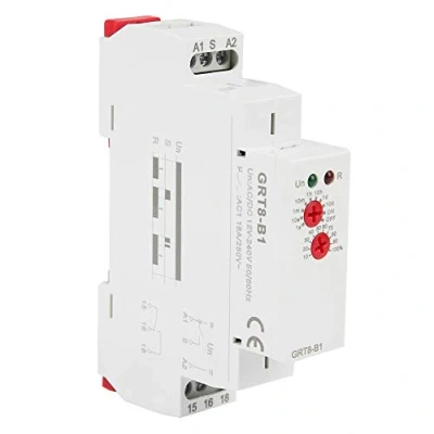 Imagen de Relé de retardo GRT8 B1 Mini Apagado Tiempo Relay Timer Tipo riel DIN AC 220V