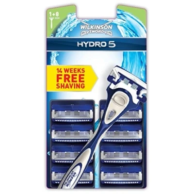 Imagen de Wilkinson sword hydro 5 Juego de 9 cuchillas afeitar y maquinilla