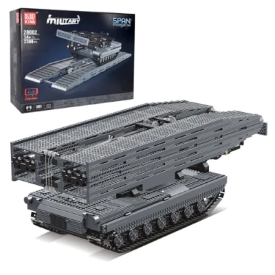 Imagen de Mould King 20002 Modelo de Bloques Construcción Vehículo Puente Blindado Ingeniería, 2388 Piezas Juguete Coche Control Remoto
