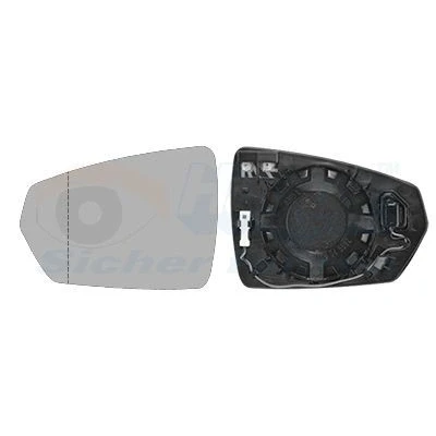 Imagen de VAN WEZEL 5751837 Cristal de Espejo izquierda VOLKSWAGEN: Polo VI, AUDI: A1 Sportback