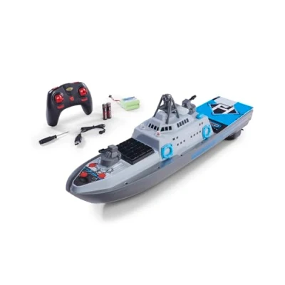 Imagen de Carson 500108050 RC Coastguard 2.4G 100% RTR Barco teledirigido, RC, teledirigido para niños y Adultos, Incluye Mando a Distancia