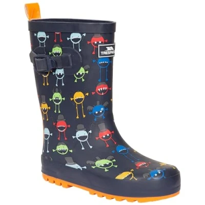 Imagen de TRESPASS Puddle Kids Welly, Botas de Agua, Monster Print, 31 EU