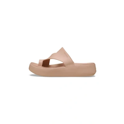 Imagen de Crocs Mujer Getaway Platform Toe Loop Sandalia, Pink Caramel, 36/37 EU