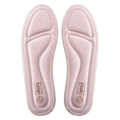 Imagen de riemot Plantillas Memory Foam para Zapatos de Hombre y Mujer, Zapatillas Botas, Cómodas Amortiguación Trabajo, Deportes, Caminar, Senderismo Rosa EU 39
