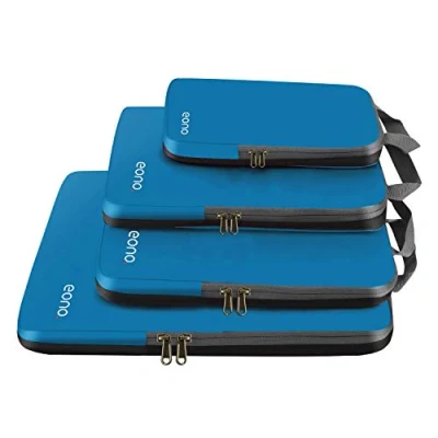 Imagen de Eono Organizadores de Viaje compresión expandibles, Impermeable Organizador Maleta, Cubos Embalaje, Compression Packing Cubes