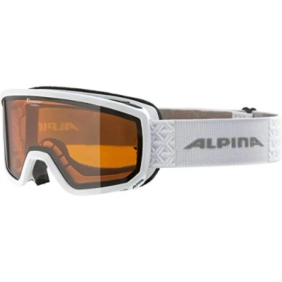 Imagen de ALPINA Scarabeo S DH Gafas de esquí, Unisex Adultos, White, One Size