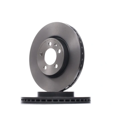 Imagen de BREMBO 09.D571.11 Disco de freno 276 24 5 ventilación interna revestido altamente carbonizado con tornillos VOLKSWAGEN: Polo VI, T Cross, SEAT: Arona