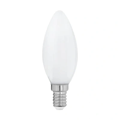 Imagen de Eglo LED E14, bombilla con forma de vela, 7 vatios (equivalente a 60 vatios), 806 lúmenes, luz blanca cálida, 2700k, bulbo C35, Ø 3,5 cm