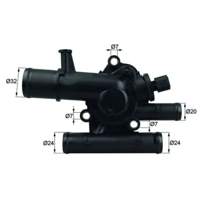 Imagen de MAHLE ORIGINAL TI 214 83 Termostato, refrigerante con junta RENAULT: MEGANE 2, SCENIC 2 Coupe Cabriolet