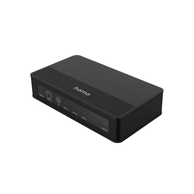 Imagen de Conmutador HDMI Hama 00121770, 3 entradas HDMI, Control remoto, Negro