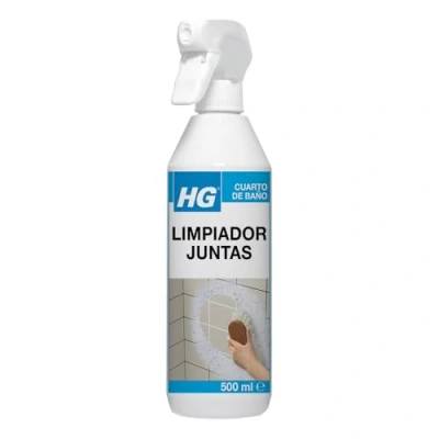 Imagen de HG Limpiador en Spray para Juntas de Azulejos, Elimina la Suciedad, Manchas y Marcas Difíciles entre Paredes Suelos 500ml (591050130)