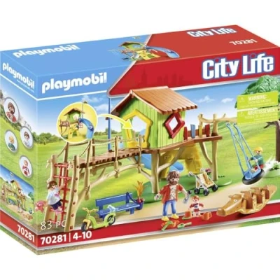 Imagen de PLAYMOBIL City Life 70281 Parque Infantil Aventura, A Partir de 4 años