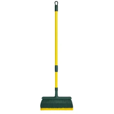 Imagen de Cepillo para Césped Artificial con Mango Extensible Escoba Barrer y Hojas Herramienta de Limpieza Jardín (Cepillo + Mango)