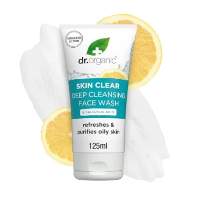 Imagen de Dr. Organic Limpiador Facial de Poros, Fórmula Enriquecida con Aceite Árbol del Té, 125 ml