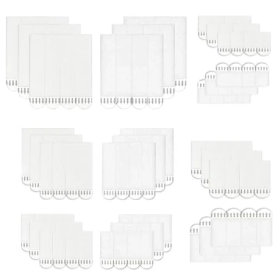 Imagen de Yoezuo 60 Pares Tiras para Colgar Cuadros y Marcos, Bandas Adhesivas Marcos Espejos Letreros Relojes de Pared Cuelga Sin Taladrar (16*29mm, 16*46mm, 20*46mm, 16*70mm, 19*92mm)