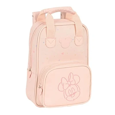 Imagen de Safta Articulo, Mochila Infantil con Asas Minnie Mouse Baby Unisex niños, Multicolor, M