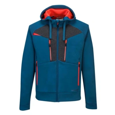Imagen de Portwest Sudadera Con Capucha Y Cremallera Dx4, Tamaño: XXL, Color: Azul metro, DX472MBRXXL