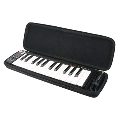 Imagen de Khanka Funda de Viaje Dura para Akai Professional Pro LPK25 Teclado inalámbrico Maestro Midi Bluetooth Ultra Compacto