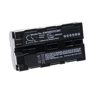 Imagen de vhbw 1x batería Compatible con Line 6 Variax Guitars, Standard, JTV James Tyler Variax, Shuriken Guitarra eléctrica (2600 mAh, 7,4 V, Li Ion)