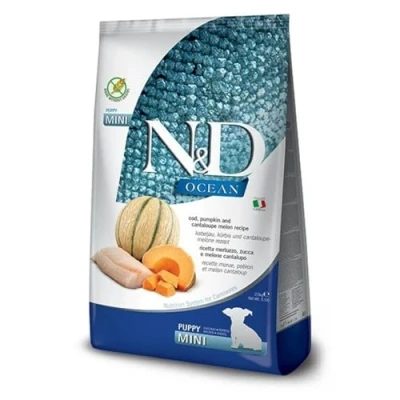 Imagen de FARMINA ND Dog Ocean Puppy Bacalao PUMPKN Mini 2,5KG