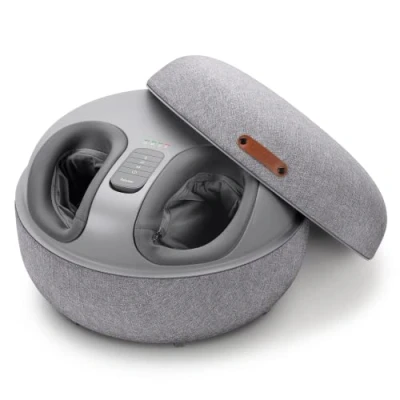 Imagen de Beurer FM 120 Aparato de masaje Shiatsu pies 2 en 1 y moderno taburete asiento, relajante por compresión aire para relajación regeneración, con función calor conmutable
