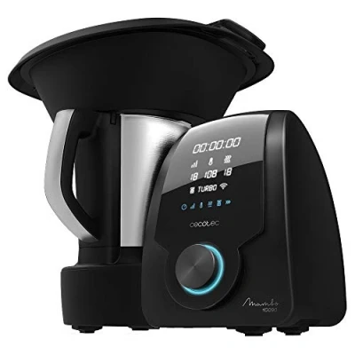 Imagen de Cecotec Robot de Cocina Multifunción Mambo 10090, App, Cuchara MamboMix, Jarra Habana con Revestimiento cerámico, 30 Funciones, Acero INOX 3,3l Apta para lavavajillas, Báscula incorporada