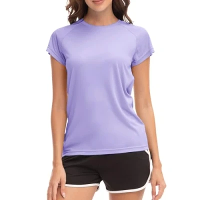 Imagen de MEETWEE Sudadera de Surf Femenina Rash Guard Ultravioleta Chaleco natación UPF 50 + Manga Corta