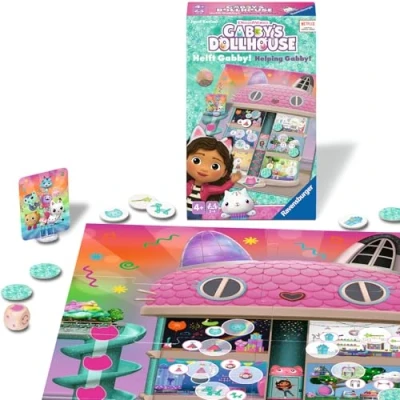 Imagen de Ravensburger 24724 s Helft Juego de Regalo para 2 4 Jugadores a Partir años con Gabby y Sus Queridos Gatitos la Serie Infantil Gabby&#039;s Dollhouse