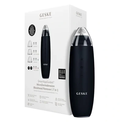 Imagen de GESKE SmartAppGuided™ MicroDermabrasion Blackhead Remover Eliminador de puntos negros 7 en 1 Limpiador poros eléctrico limpieza al vacío innovadora herramientas belleza