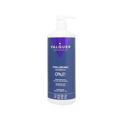 Imagen de Valquer Champú Acido Hialurónico. Extra de hidratación y vitalidad. Para todo tipo cabellos. Zero% 1000 ml