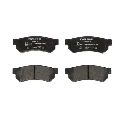 Imagen de DELPHI LP2502 Juego de pastillas freno no preparado para indicador desgaste Chapa antichirridos sin accesorios CHEVROLET: Lacetti Hatchback