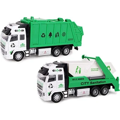 Imagen de Toyland Camión de Basura 21 cm Fundido a presión Diseños Surtidos 1 elegido al Azar Juguetes Camiones con fricción para niños