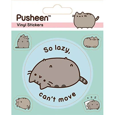 Imagen de Pusheen RD RS660037 Pegatinas, sintético, Multicolor, 10 x 12.5cm