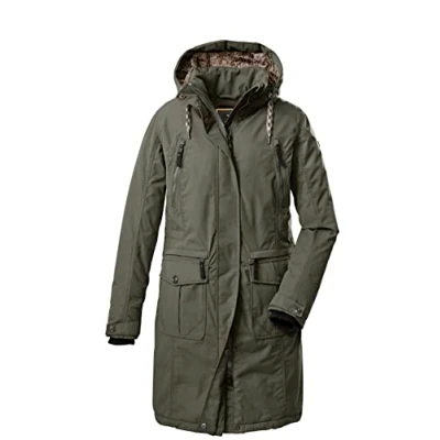 Imagen de G.I.G.A. DX Women&#039;s Abrigo informal funcional con capucha cremallera GW 47 WMN CT, aceituna, 34, 38720 000