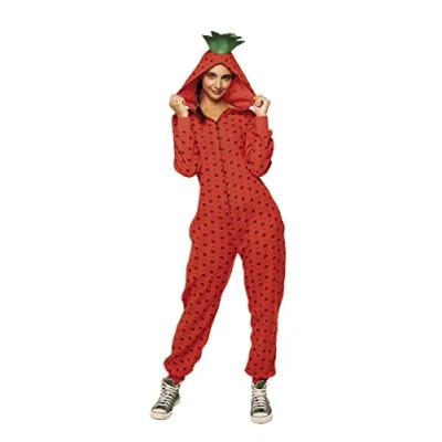 Imagen de Rubies Disfraz Fresón para adulto, Unisex, talla Única, Jumpsuit con capucha, original de halloween, carnaval, fiestas, despedida soltero, Cosplay y cumpleaños.