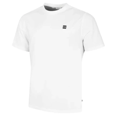 Imagen de Calvin Klein Campus Wicking Stretch Camiseta Lujo Hombre Blanco L