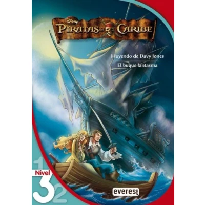 Imagen de Piratas del Caribe 2. Huyendo de Davy Jones. El buque fantasma. Lectura Nivel 3 (Leo con Disney)