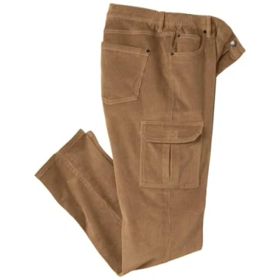 Imagen de ATLAS FOR MEN Pantalón Cargo de Pana Hombre Cálido y Elegante Bolsillos Múltiples Confortable Elástico Lateral Ideal para Ocasiones Casual Disponibles en Tallas Grandes la M hasta 5XL