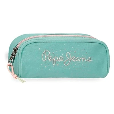 Imagen de Pepe Jeans Jane Estuche Azul 18x7x5 cms Poliéster