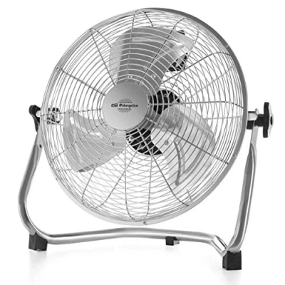 Imagen de Orbegozo PW 1332 Ventilador industrial Power Fan, 3 velocidades, aspas metálicas, inclinación regulable, asa de transporte, 45 W