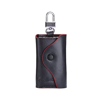 Imagen de Cartera para llave de coche y tarjetas piel auténtica vaca, Contacts , negro (Negro) 10440748