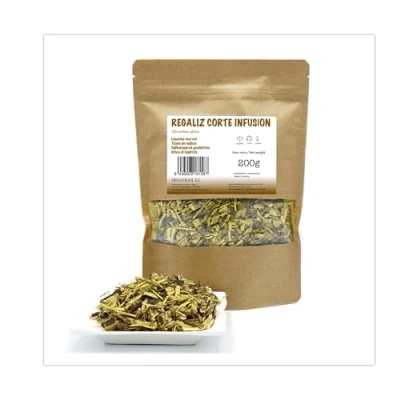 Imagen de FRISAFRAN regaliz de Palo Corte infusion Té Raíz cortada Digestiva Detox Directamente del productor 200g