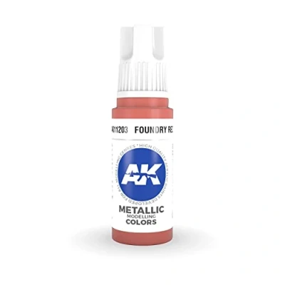 Imagen de AK Interactive 3rd Gen Acrylic Foundry Red Metallic 17ml