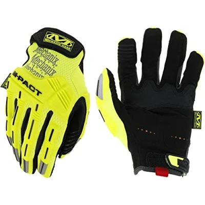 Imagen de Mechanix Wear Guantes Hi Viz M Pact (Pequeña, Amarillo fluorescente)