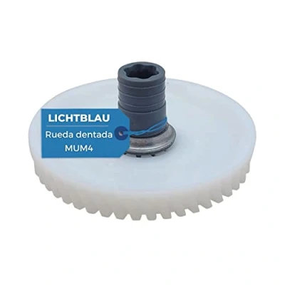 Imagen de Lichtblau rueda dentada para robot de cocina Bosch 177498 00177498 I Repuesto apto accionamiento procesador comida MUM4 Recambios máquinas cocinar Accesorios MUM